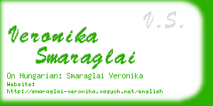 veronika smaraglai business card